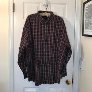Saddlebred Button Down Plaid Shirt (2XL)